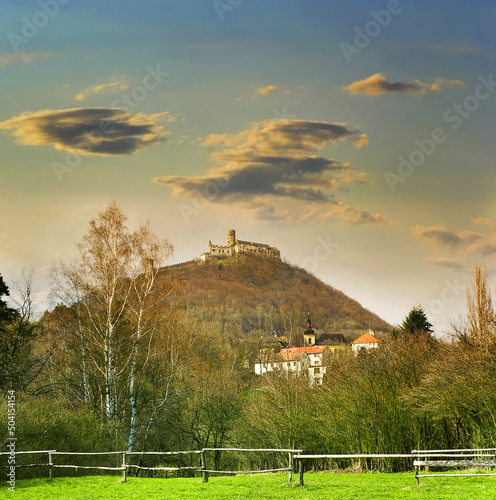 Bezdez castle is a ruin of an early Gothic castle built by Premysl Otakar II. and it is his best preserved castle. In 1642 it was conquered by the Swedes, later it was owned by the Wallenstein. photo