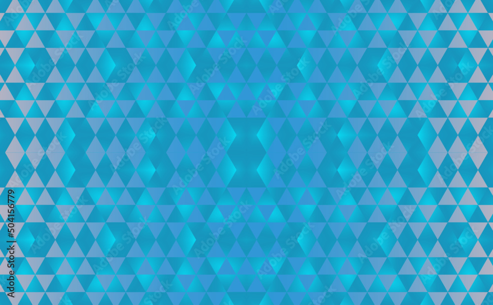 seamless abstract geometric background with triangles and a gradient of blue