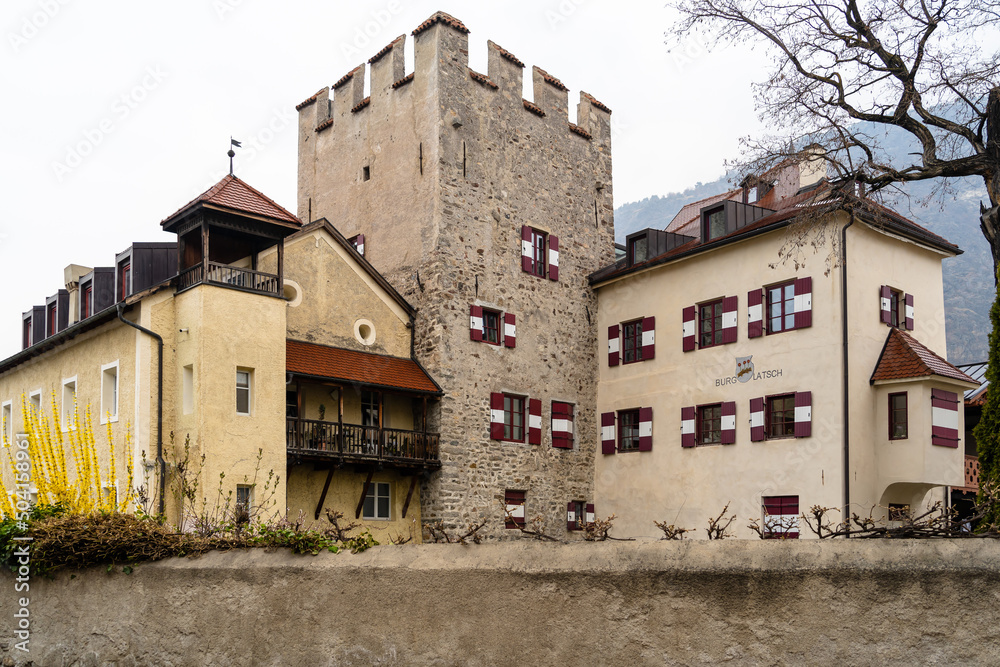 Castle in the Tourist Resort of Latsch/Laces