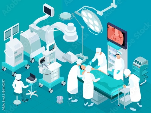 Cardiac Surgery Isometric Background
