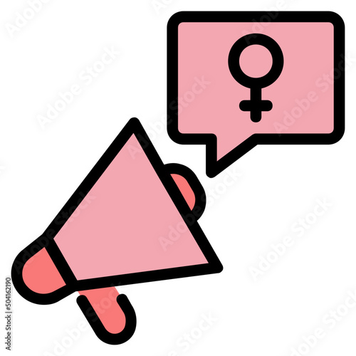 activist Color line icon