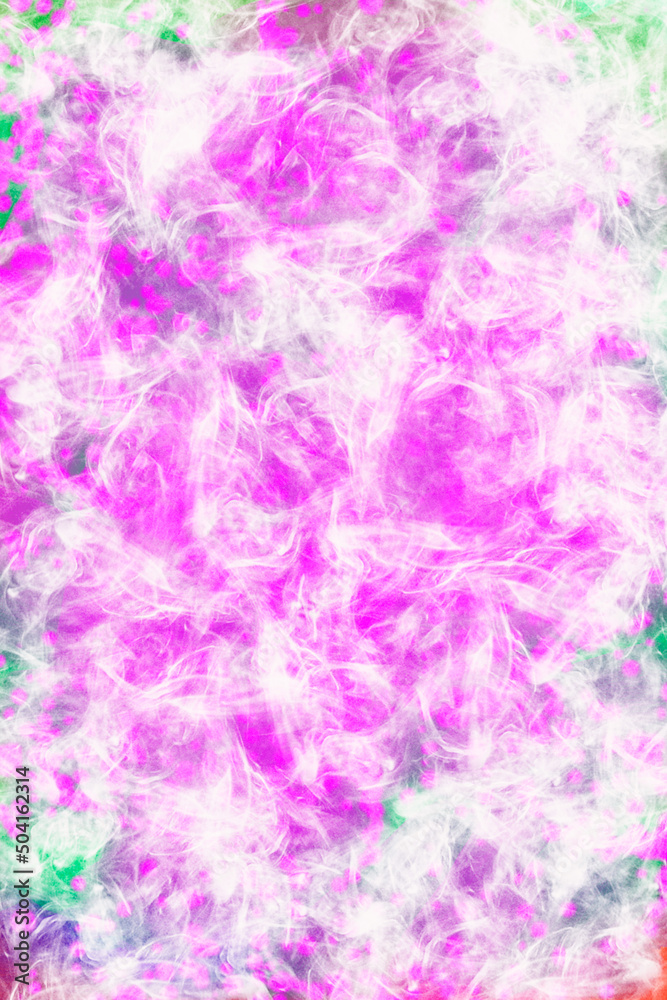 pink, green, white abstract watercolor background