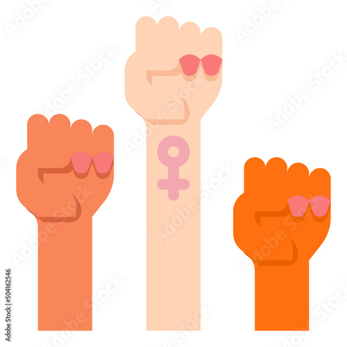 international womens day flat icon