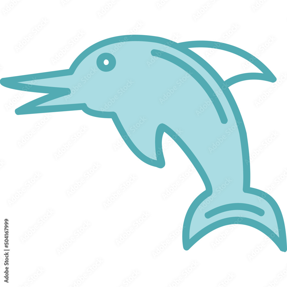 Obraz premium Dolphin Icon 