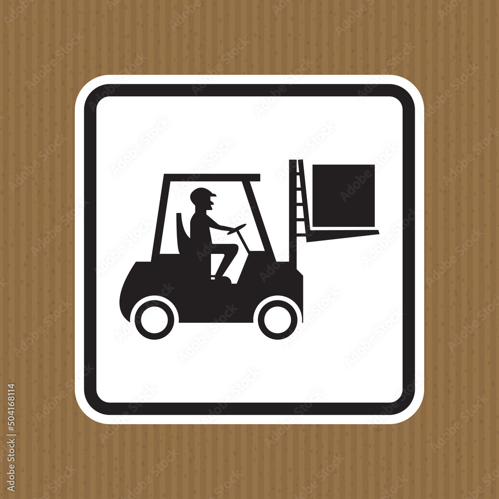 Forklift truck sign,Hazard warning forklift Forklift truck sign,Hazard warning forklift