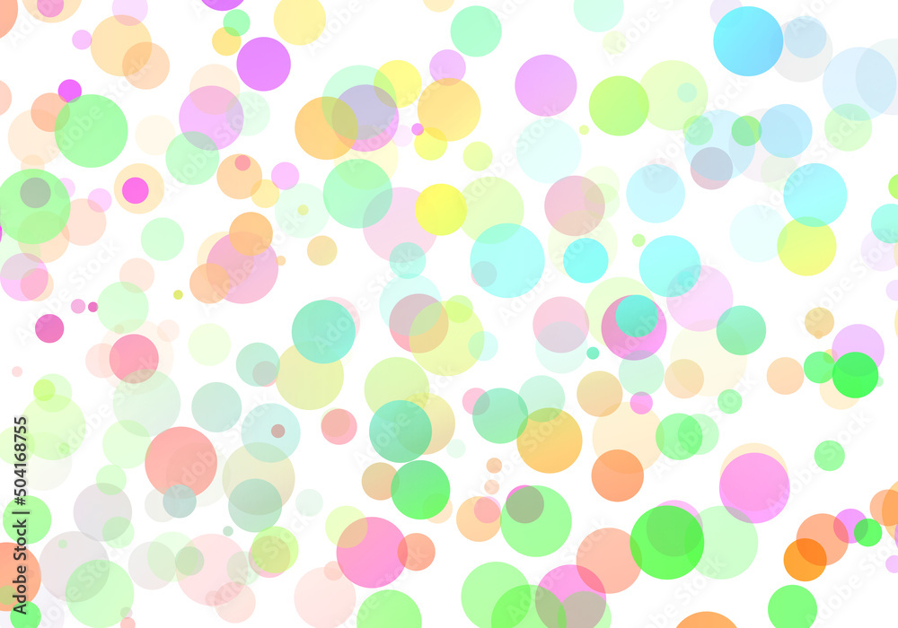 circle abstract shape pattern with multiple colour soft abstract background