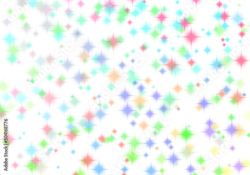 star light with multiple colour or rainbow colour and abstract pattern