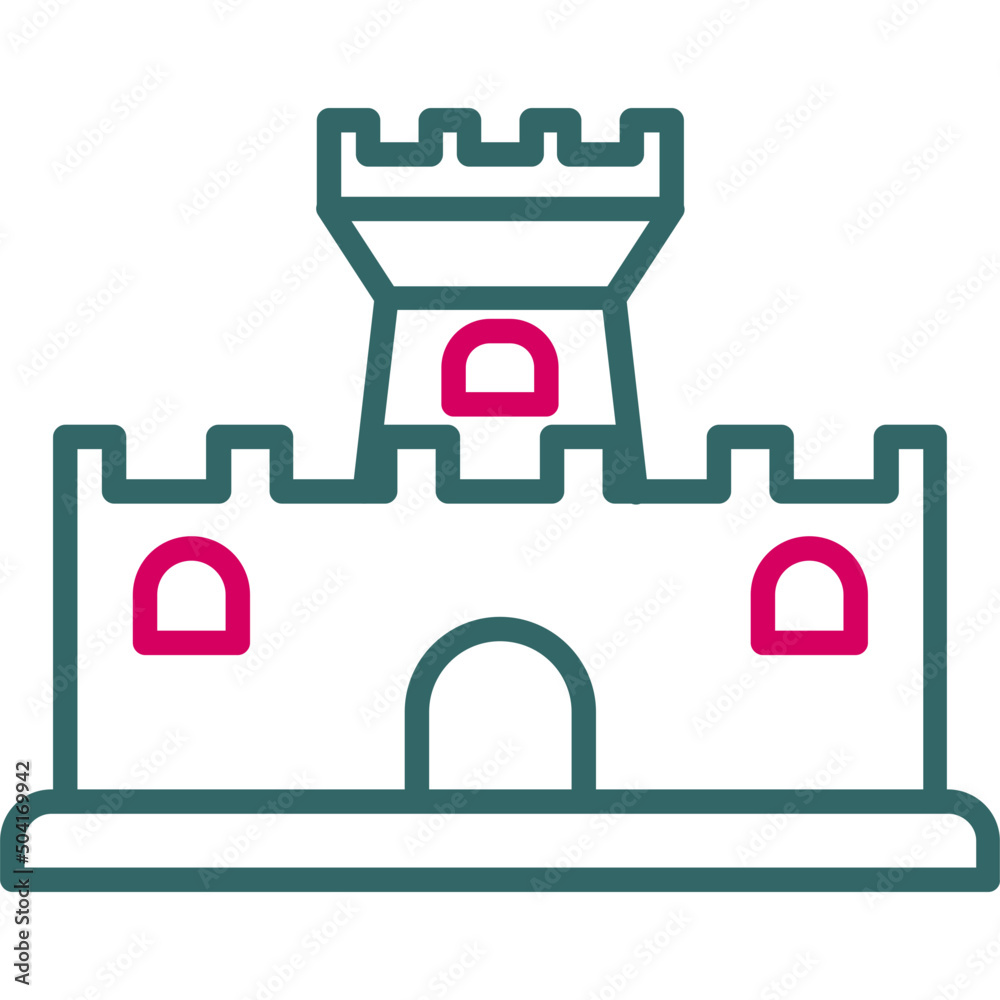 Sand Castle Icon Sand Castle Icon