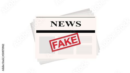 Fake News. Breaking News Fake. Newspaper Template with Fake World News, Economy, Economy Headlines.