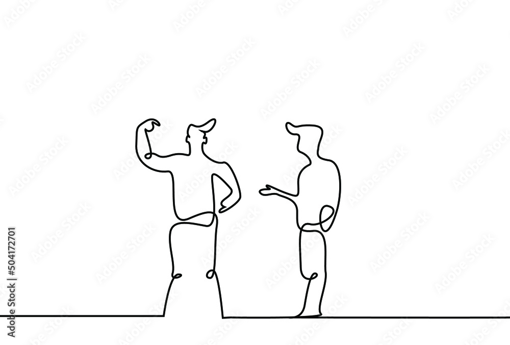 An egocentric person with an ego sells his team and co-worker, abandons him, and takes all the achievements on himself. a disrespectful egotistical boss concept An egocentric person with an ego sells his team and co-worker, abandons him, and takes all the achievements on himself. a disrespectful egotistical boss concept