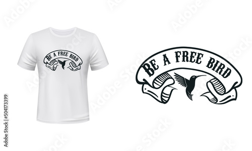 Bird free quote t-shirt design and pet t-shirt design with premium vector or premium template Birds lover t-shirt design with premium quality
