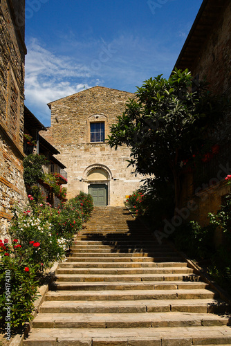 Bevagna, borgo medievale. Umbria, Italia,  photo