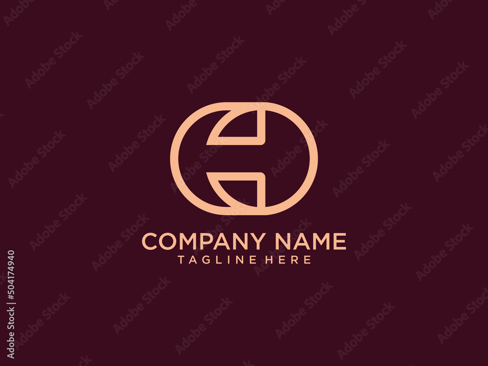 Monogram vector design CD logo file eps 10 Monogram vector design CD logo file eps 10