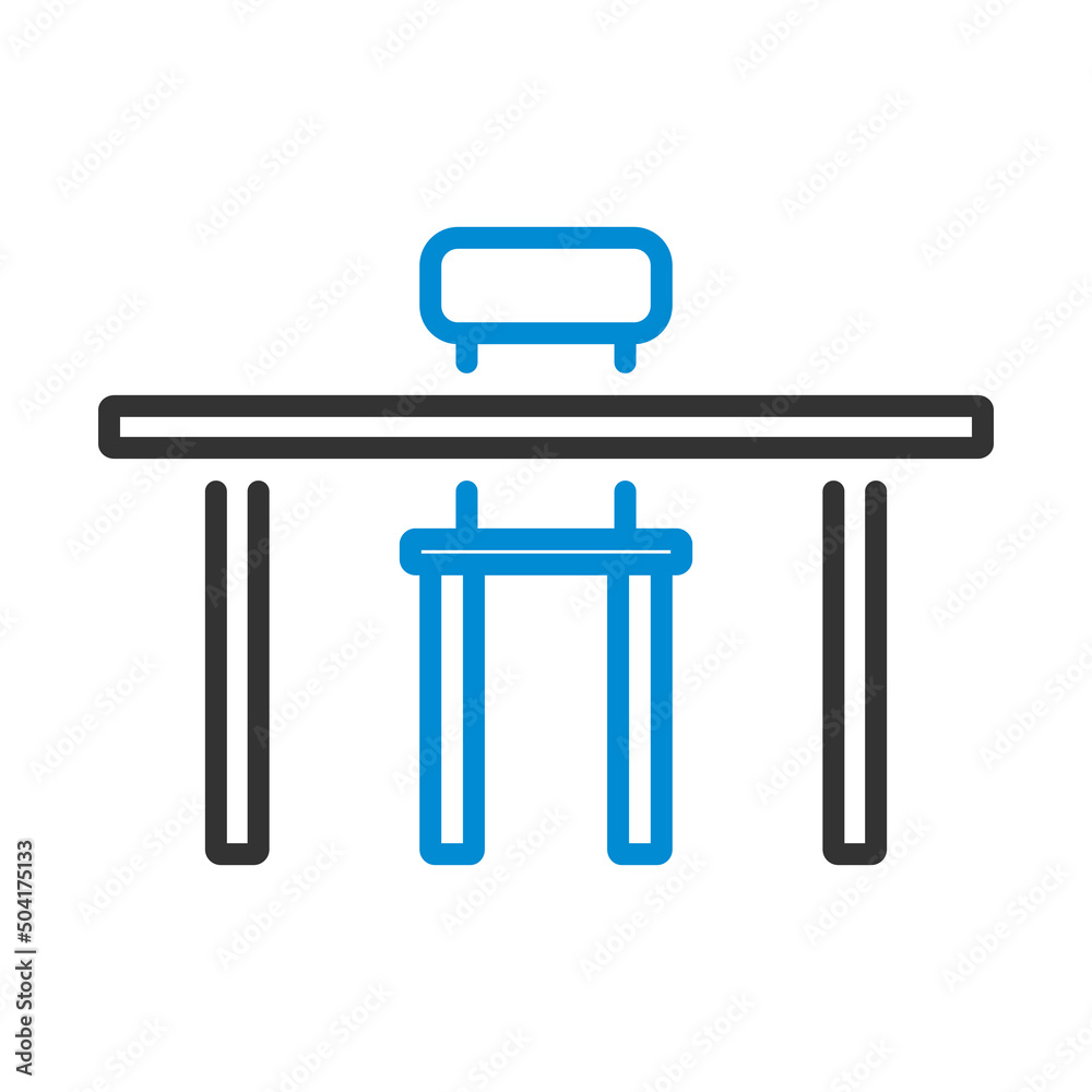 Icon Of Table And Chair Icon Of Table And Chair