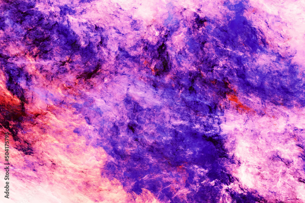 Abstract violet and pink grunge watercolor background texture. Bright dirty canvas texture art illustration