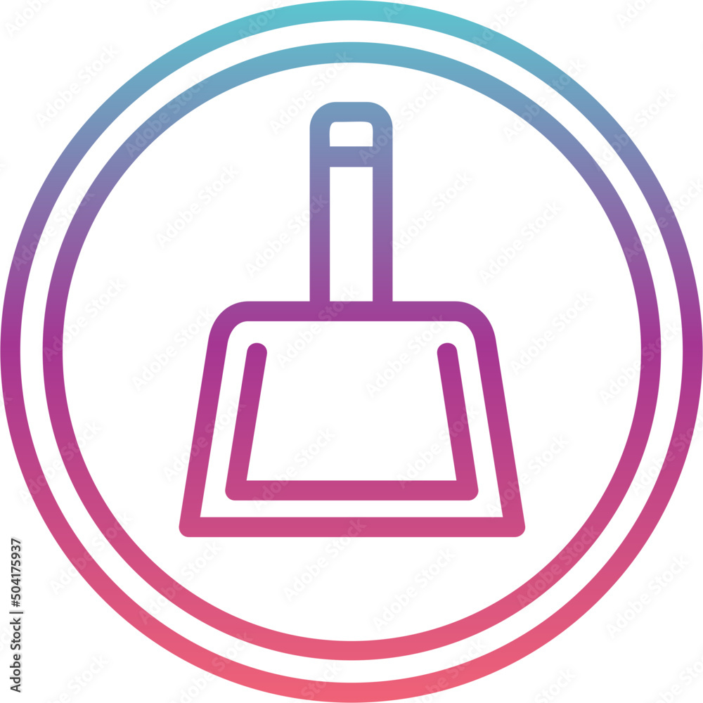 Obraz premium Dustpan Icon 