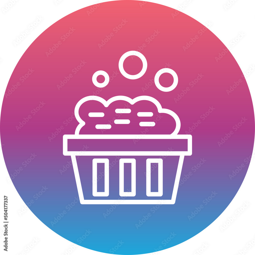 Washing Basket Icon Washing Basket Icon