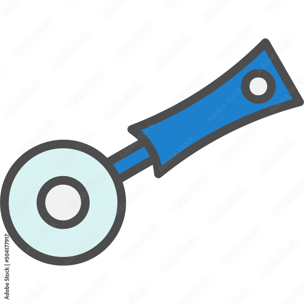 Pizza Cutter Icon Pizza Cutter Icon