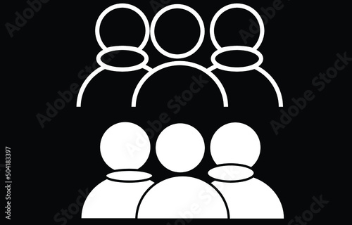 people line icon embracing, embracing people outline and people vector illustration, people icon group black background pictogram