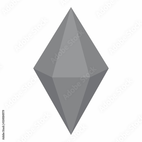 Hexagonal bipyramid geometric shape