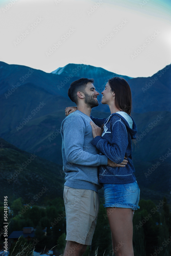 Couple in the mountains