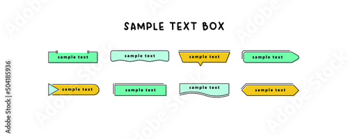simple text box vector for website symbol icon presentation