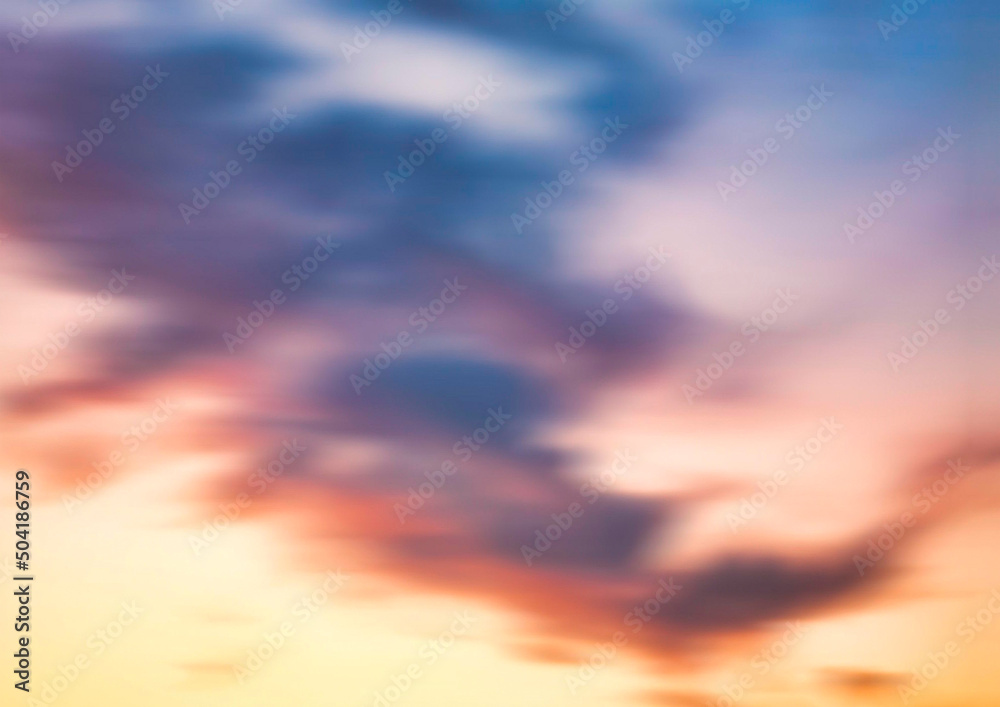 Obraz premium sunset sky background