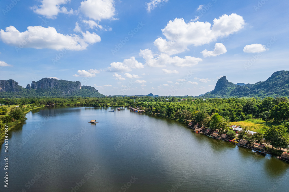 Landscape of Tad Kha Reservoir, Loei province,Thailand.