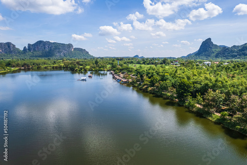 Landscape of Tad Kha Reservoir, Loei province,Thailand.