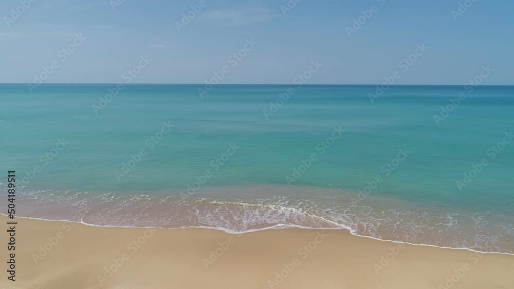 Top View of the sea surface Waves crashing Foaming and Splashing in the Ocean. Sunny Day summer background High quality footage Top View of the sea surface Waves crashing Foaming and Splashing in the Ocean. Sunny Day summer background High quality footage
