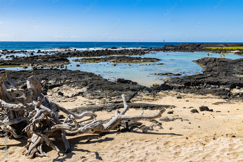 The Keiki Beach Queens Bath, Kailua-Kona, Hawaii Island, Hawaii, USA The Keiki Beach Queens Bath, Kailua-Kona, Hawaii Island, Hawaii, USA