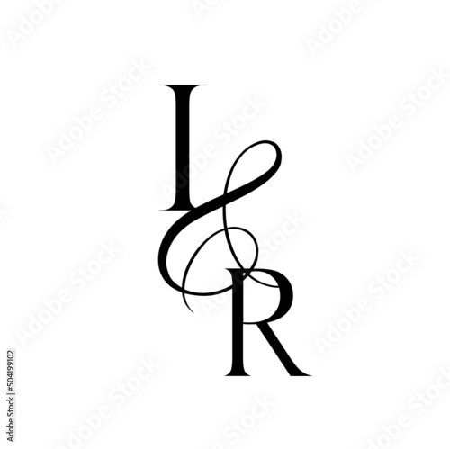 ri, ir, monogram logo. Calligraphic signature icon. Wedding Logo Monogram. modern monogram symbol. Couples logo for wedding