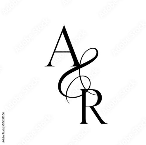 ra, ar, monogram logo. Calligraphic signature icon. Wedding Logo Monogram. modern monogram symbol. Couples logo for wedding