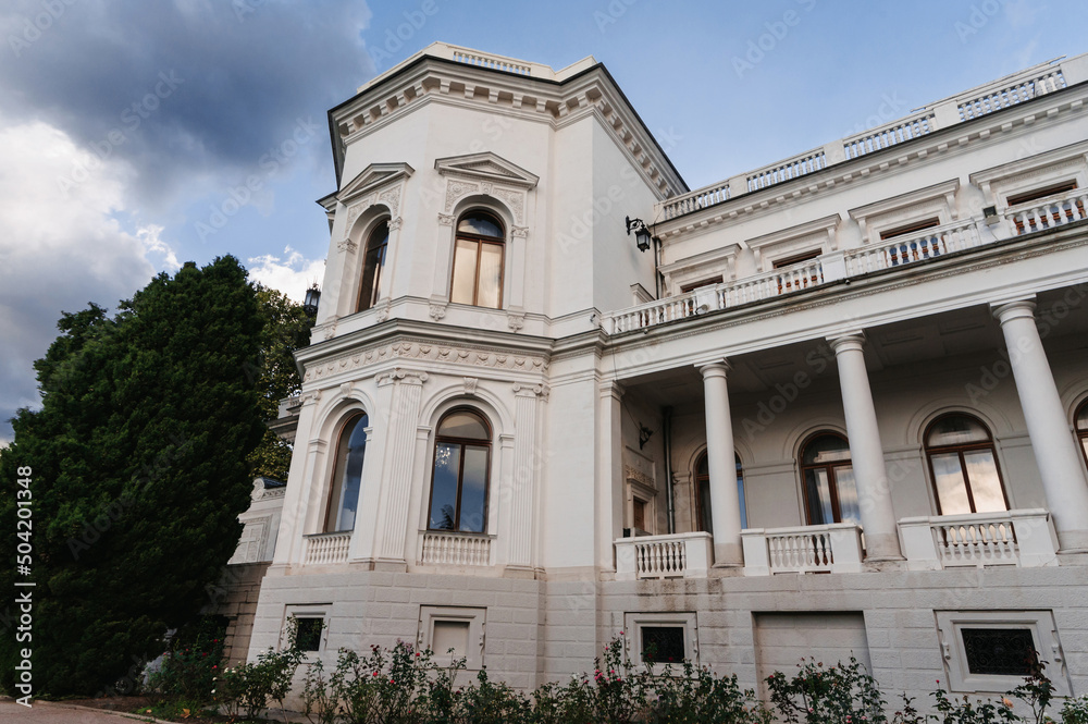 Exterior of the Livadia Palace in Yalta in the Crimea