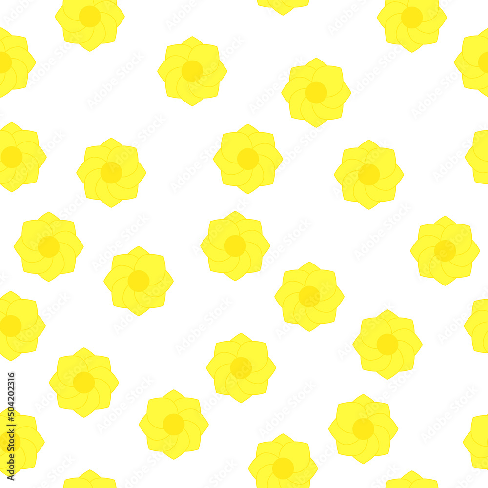 yellow flowers seamless pattern yellow flowers seamless pattern