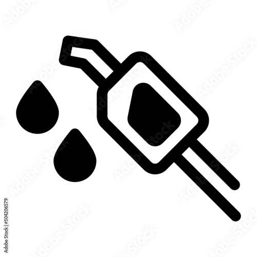 fuel glyph icon