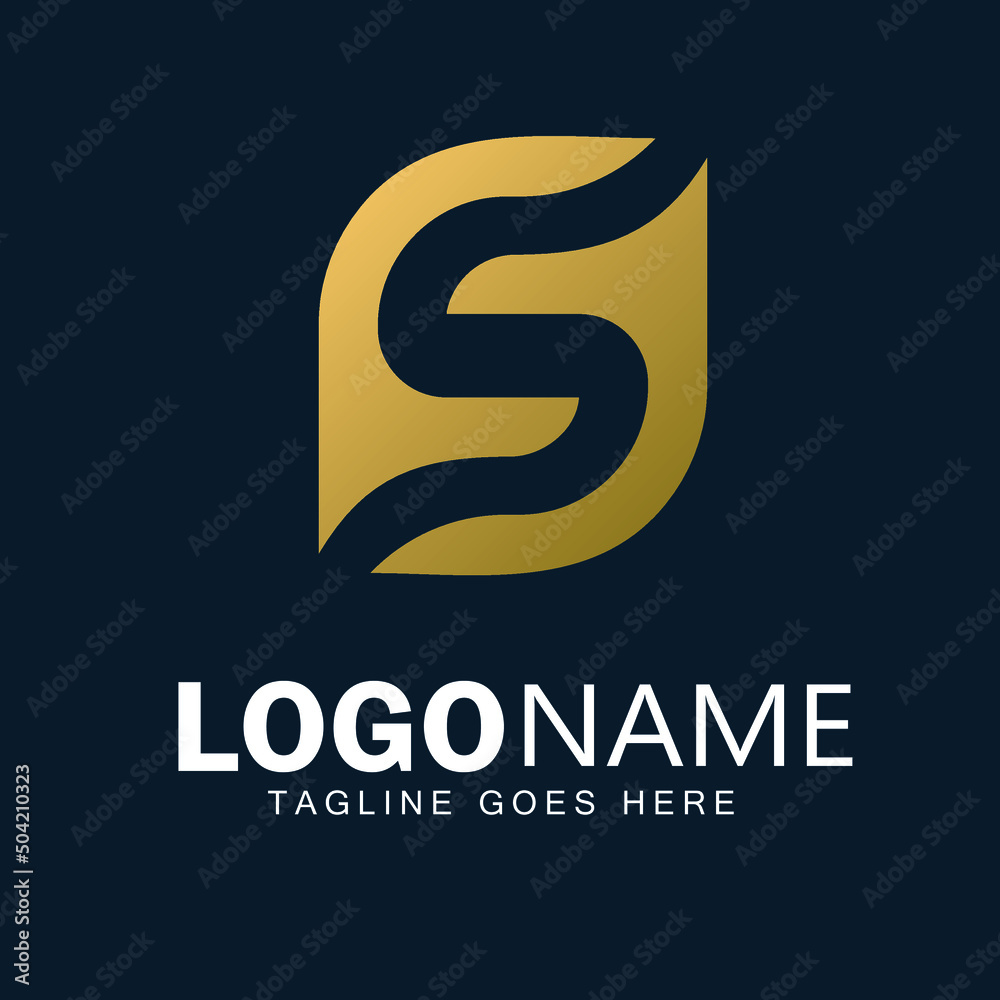 Obraz premium S letter Logo design 