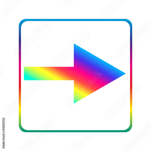 Free Download vector illustration of arrow button on white background	 - GFXLoad
