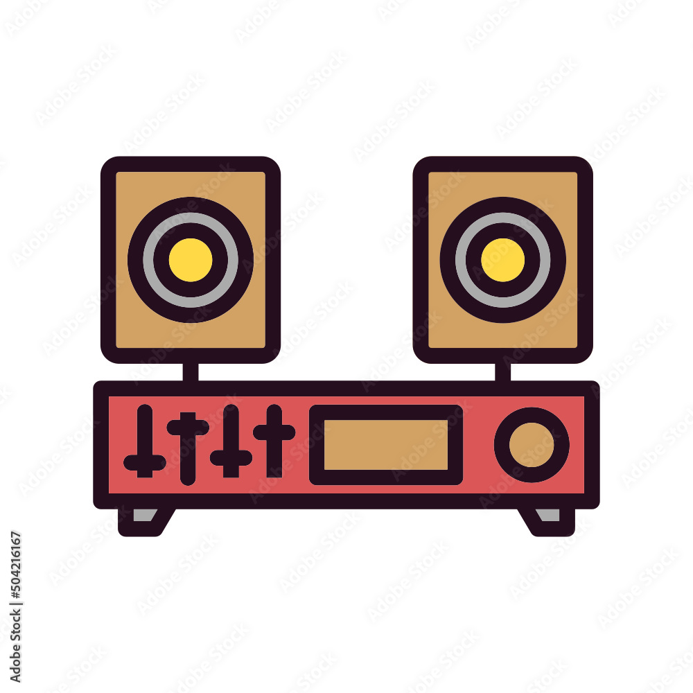 Sound System  Icon