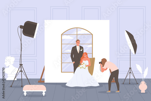 Wedding Ceremony Photoshoot Composition