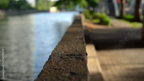 irrigation canal urban infrastructure Bangkok Thailand photo