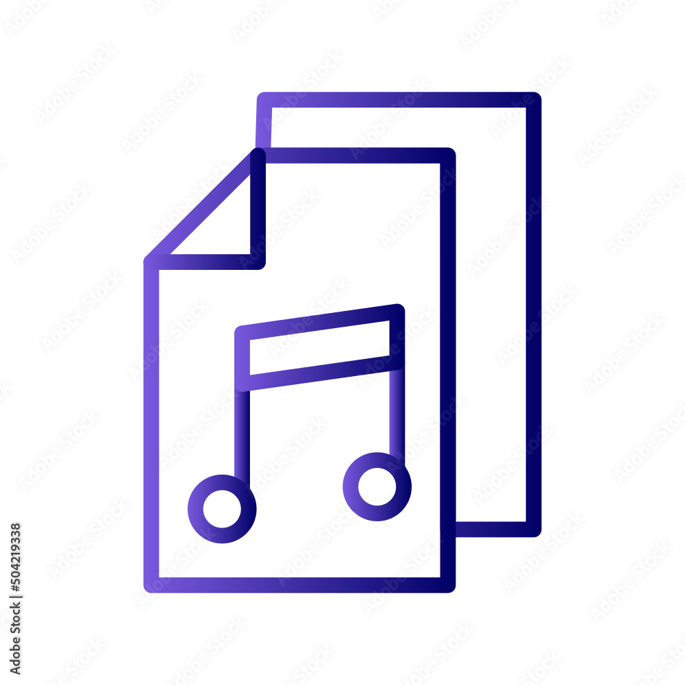 music file Icon music file Icon