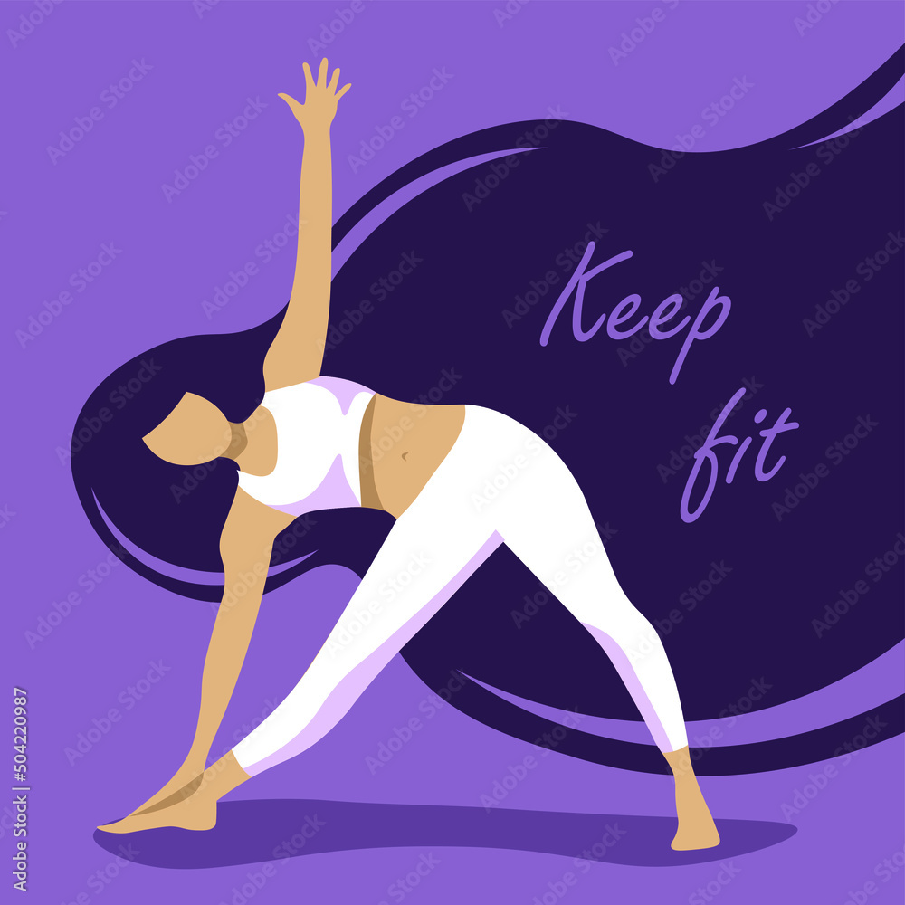 Triangle Pose Yoga Images – Browse 3 Stock Photos, Vectors, and Video
