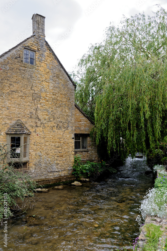 View across the river Windrush - Bourton on the Water View across the river Windrush - Bourton on the Water