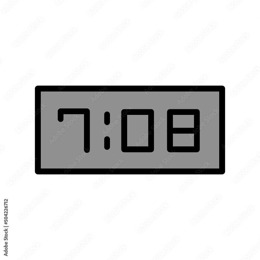 Digital Clock Icon Digital Clock Icon