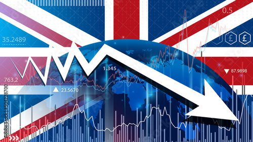 UK economic growth expected to slow down. Supply chain crisis slows economic growth. United Kingdom economy sees deepest decline on record.