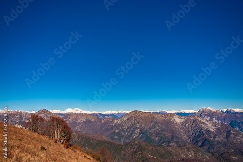 Panorama from the alpine peak