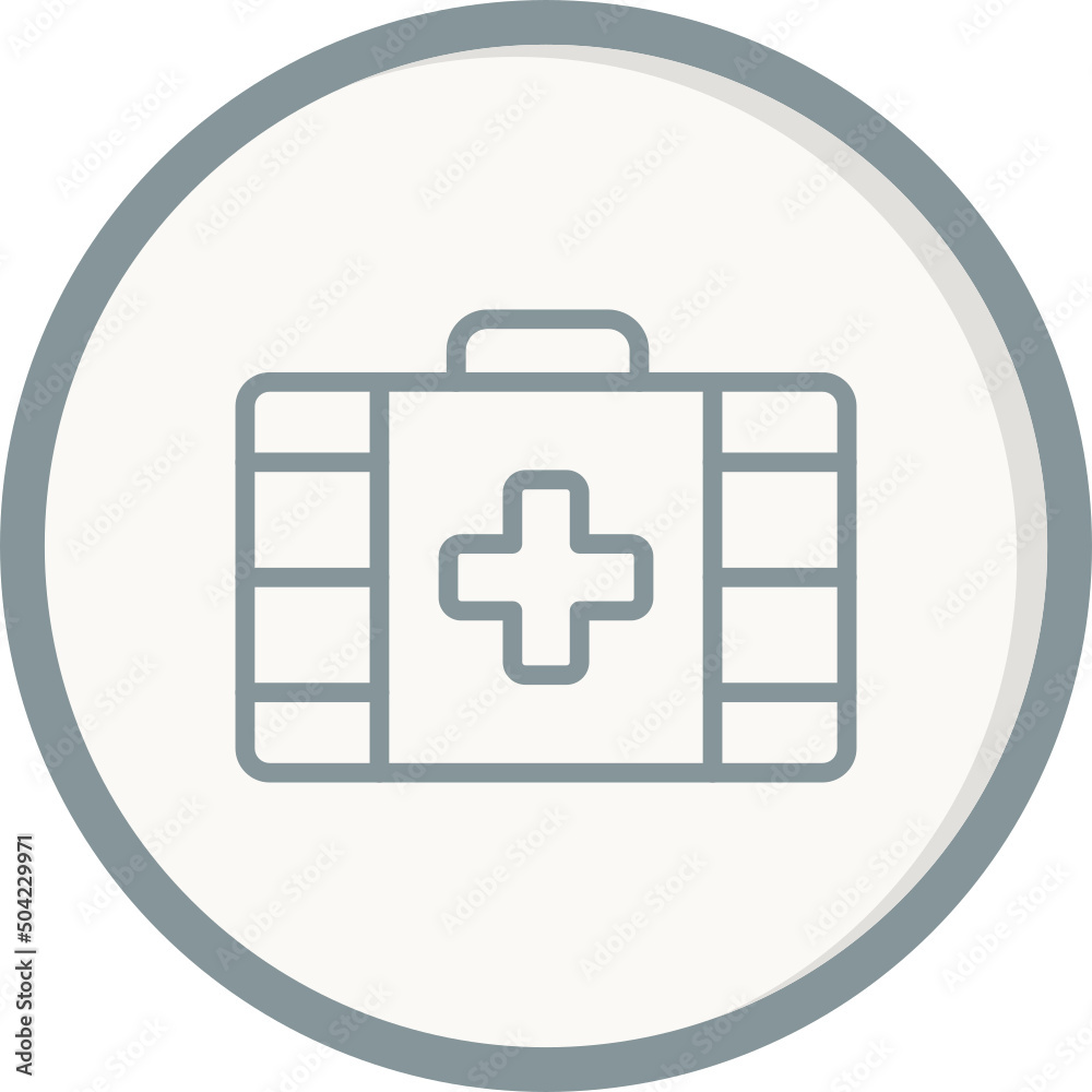 Obraz premium Emergency Kit Icon