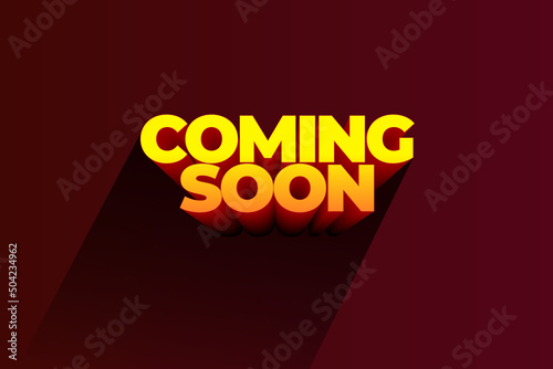 Coming soon banner design vector. launching soon Illustration