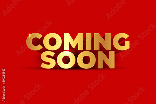 Coming soon banner design vector. launching soon Illustration